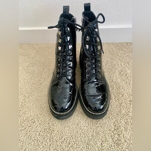 Michael Kors Combat Patent Boot